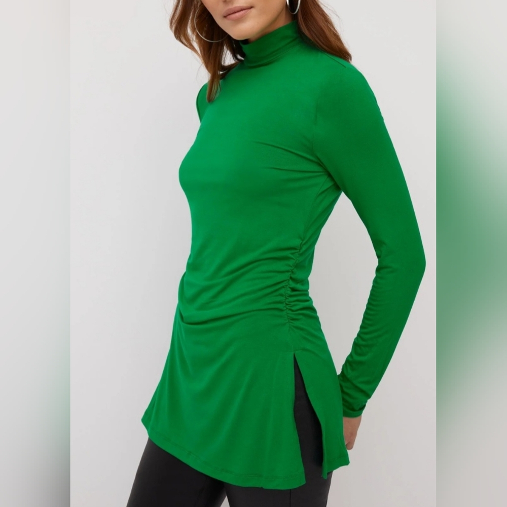 Green Long Sleeve Women's Top
